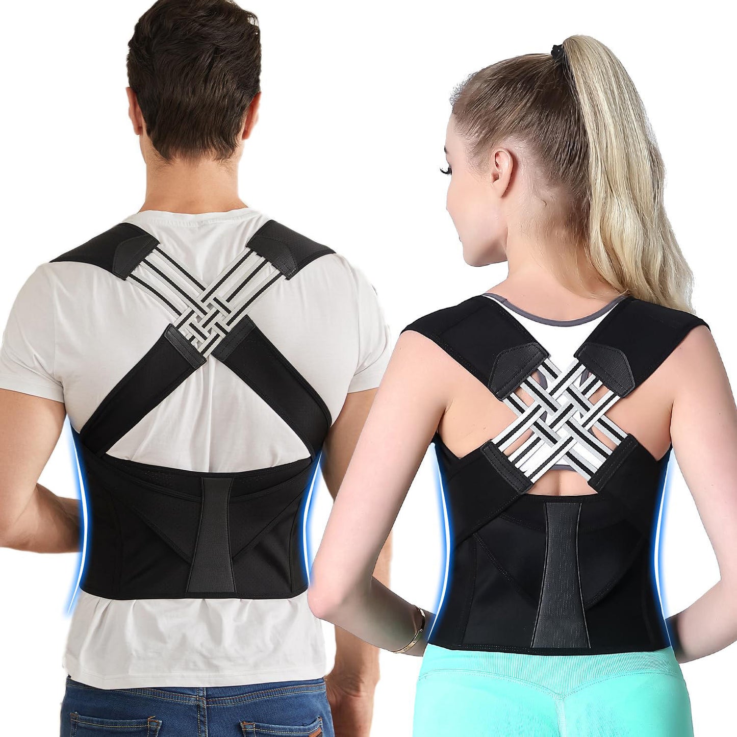 Correcteur de posture lombaire respirant pour soulager le mal de dos