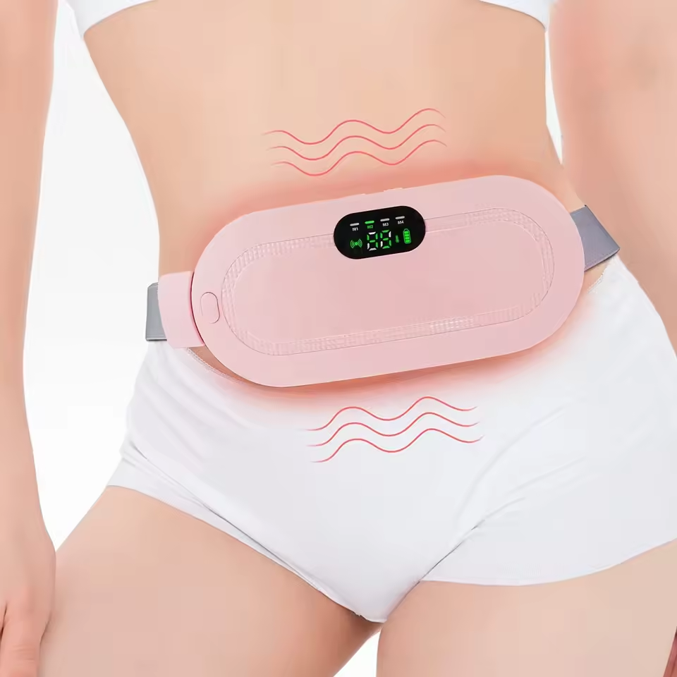 Ceinture chauffante menstruelle portable avec affichage numérique